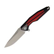 Rike Knife TULAYBR Tulay Linerlock Knife with Red Handles