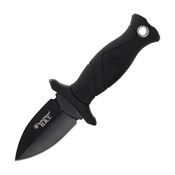 Smith & Wesson 1160815 Small Boot Black Fixed Blade Knife Black Handles