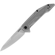 Kershaw 2080 Kapsule Sliding Bead Blast Knife Silver Handles