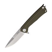 Acta Non Verba Z100013 Z100 Linerlock Knife with Olive Handles