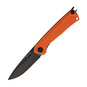 Acta Non Verba Z200023 Z200 Linerlock Knife with Orange DLC Handles