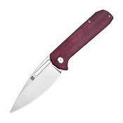 Artisan 1843GDRC Arion Framelock Knife Burgundy Handles