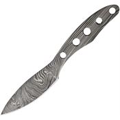 Knife Blanks 153D Damascus Knife Blade w/ Guard