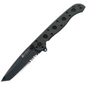 CRKT 10KZ M16 Zytel Black Knife Black Handles