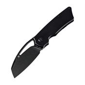 Kansept 1016A2 Goblin XL Black Framelock Knife Black Handles