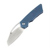 Kansept 1016A5 Goblin XL Framelock Knife Blue Handles
