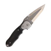 Linton 92018 Large Tactical Linerlock Knife Black Handles