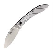 Linton 92021ALW Linerlock Knife Silver Handles