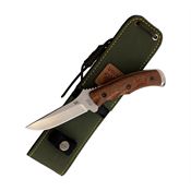 Linton 95053 Stainless Fixed Blade Knife Brown Handles