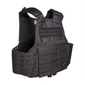 Mil-Tec 4454 Black Plate Carrier Vest