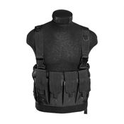 Mil-Tec 4484 Black Mag Carrier Chest Rig