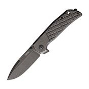 MKM-Maniago MMTDSW Maximo Framelock Knife Dark Stonewashed Titanium Handles