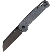 QSP 130B2 Penguin Black Linerlock Knife Black Handles