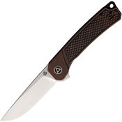 QSP 139E1 Osprey Linerlock Knife with Copper Handles