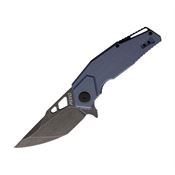 Revo BERCARGRY Berserk Carry Linerlock Knife with 2 Blue Handles