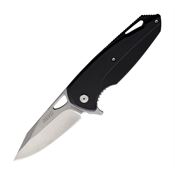 Revo VIPXLBLK Vipera XL Linerlock Knife with Black Handles