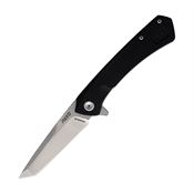 Revo WARDENTBLK Warden 2 Tanto Linerlock Knife with Black Handles