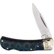 Rough Rider 2069 Lockback Knife Blue Swirl Handles