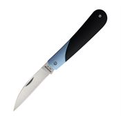 Rough Rider 2202 Wharncliffe Folder VG10 Steel Knife Black/Blue Handles