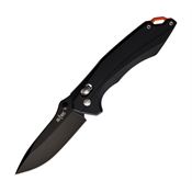 S-TEC S031 Rapid Lock Black Folding Knife Black Handles