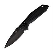 S-TEC S033 Rapid Lock Black Folding Knife Black Handles