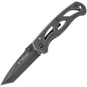 Smith & Wesson CK404CP Extreme OPS Framelock Knife Black Stonewashed Handles