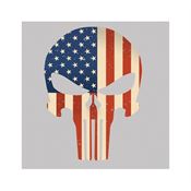 United States Tactical BS756 Sticker USA Flag Skull