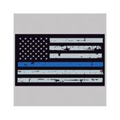 United States Tactical BS765 Sticker Thin Blue Line Flag