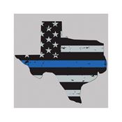 United States Tactical BS766 Sticker Thin Blue Line Texas