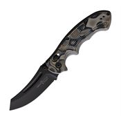 Viking Tactics K9PFMLB Viking Tactics K5PFBB Black Folding Knife Brown Handles