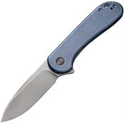 WE 18062X2 Elementum Framelock Knife Blue Handles