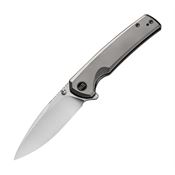 WE 21014C1 Subjugator Framelock Knife Gray Handles