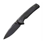WE 21014C5 Subjugator Black Framelock Knife Black Handles
