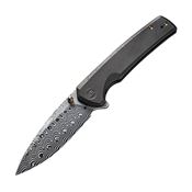 WE 21014CDS1 Subjugator Framelock Knife Black Handles