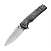 WE 21014D1 Subjugator Framelock Knife Carbon Fiber Handles