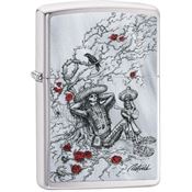 Zippo 14289 Rietveld Skull Lighter