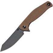 ABKT Tac 1026TW Catalyst Linerlock Knife Tan Handles