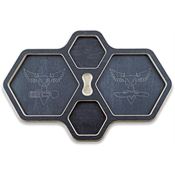 AuCon 010BLK Tray Hex Black