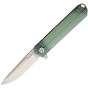 Beyond EDC 1905DGSTG Linear Linerlock Knife Jade Handles