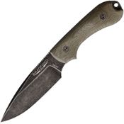 Bradford Knives 3FE102NA Guardian 3 Nimbus 3D Fixed Blade Knife OD Green Handles