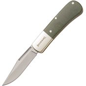 Browning 0475 Steambank Folder Knife Green Handles