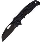 Demko AD205F22B AD 20.5 Shark-Lock DLC Black Knife Black Handles