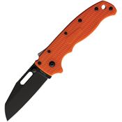 Demko AD205F23B AD 20.5 Orange Shark DLC Orange Knife Orange Handles