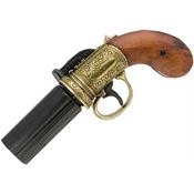 Denix 5071 Pepperbox Revolver Replica