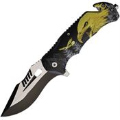 ElitEdge 10967EAG Eagle Assist Open Linerlock Knife