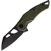 Fox Edge 012 Atrax Linerlock Knife with Green Handles