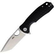 Honey Badger 1331 Medium Tanto Linerlock Knife Black Handles