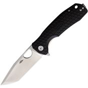 Honey Badger 1321 Large Tanto Linerlock Knife Black Handles
