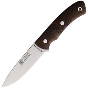 Joker RCN59 Montes II Outdoor Satin Fixed Blade Knife Walnut Handles
