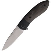 Ohlone 001CFB Butron Framelock Knife Carbon Fiber/Titanium Handles